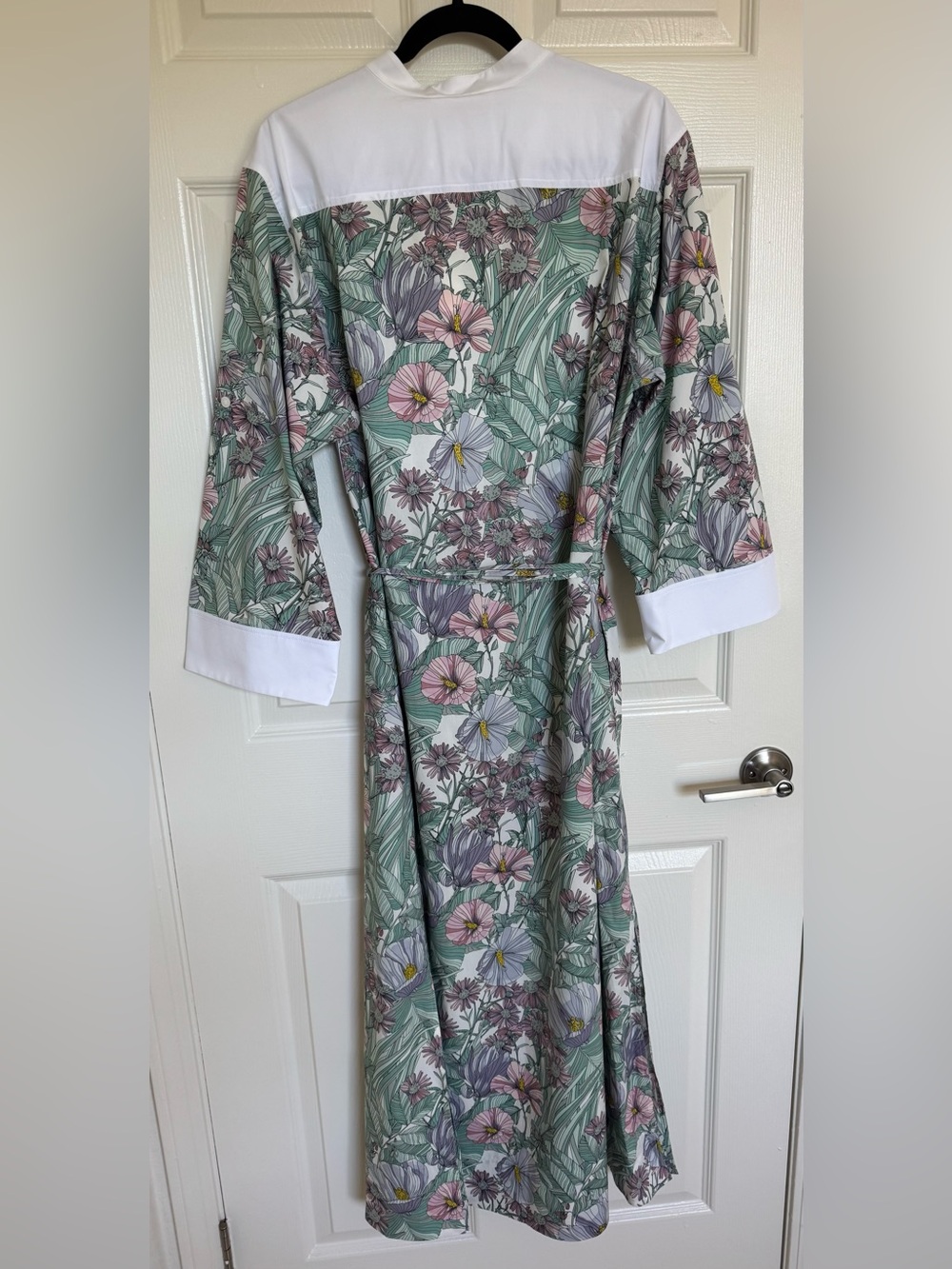 Tory Burch Bib Front Printed Caftan - NWT - Picture 5 of 11